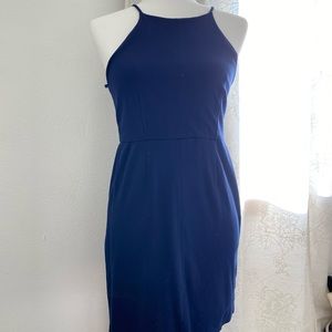 Navy Blue Mini Dress